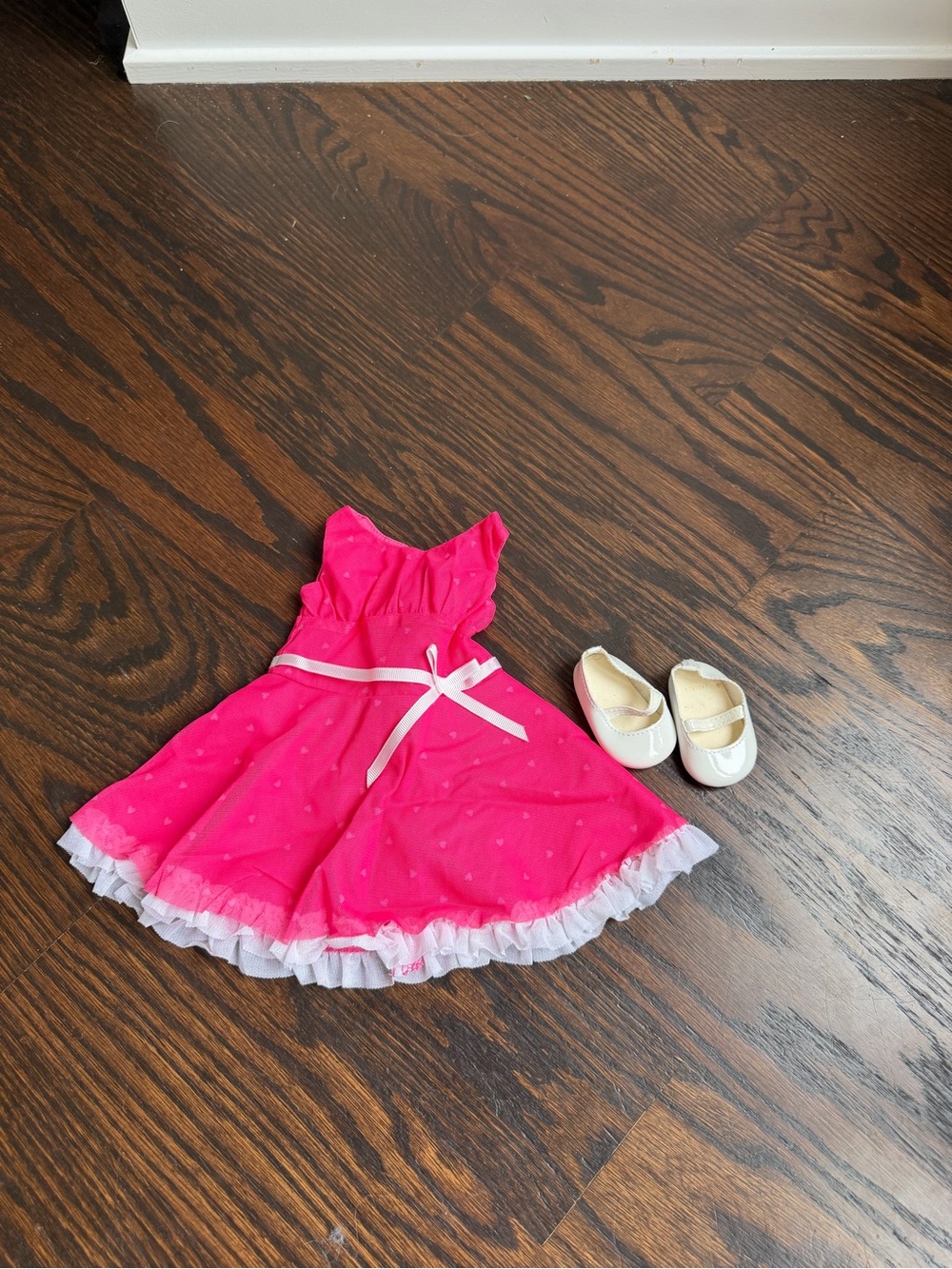 American Girl Pink Heart Dress Doll Outfit